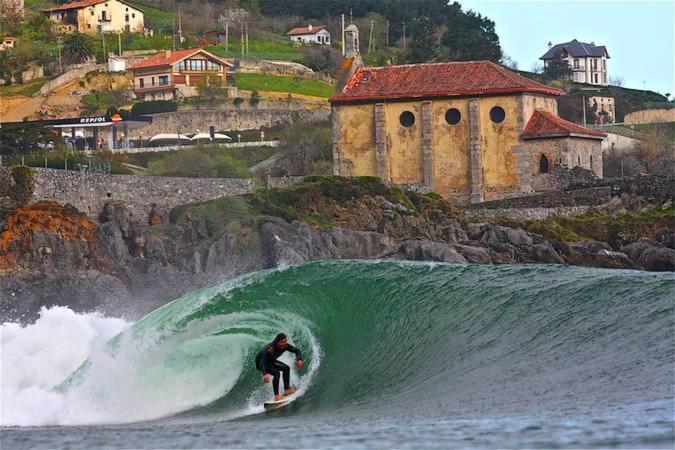 Mundaka Bihotzean Con Parking Gratuito Leilighet Eksteriør bilde